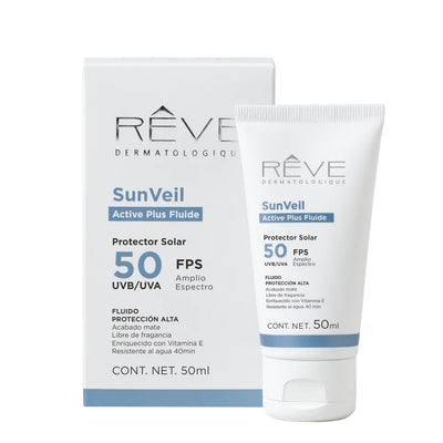 SunVeil Active Plus Fluide 50 ml - RÊVE Dermatologique